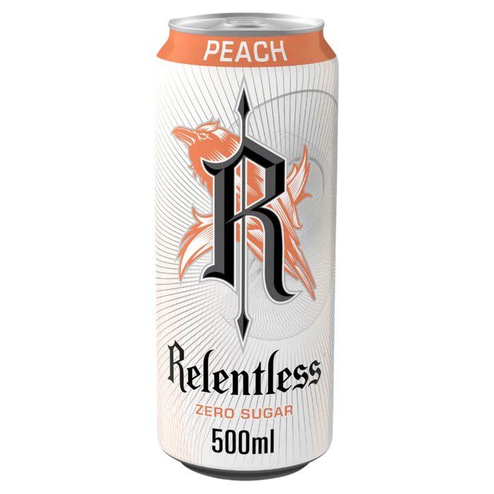 Relentless Peach Zero 12 x 500 ml