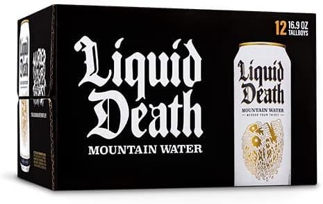 Liquid Death Still Mountain Water - 12 x 500ml