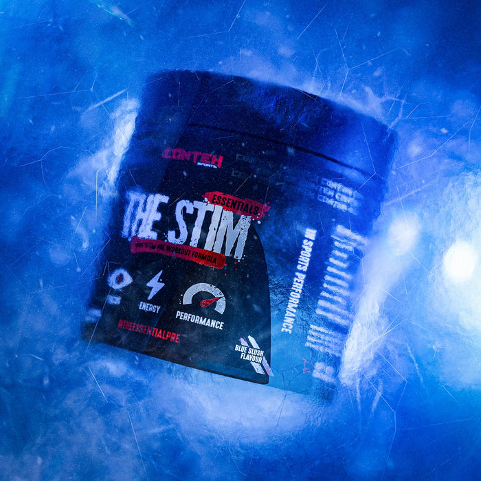 Conteh Sports The Stim Pre-Workout 255g - High-Stimulant Daily Driver for Energy, Focus, and Endurance