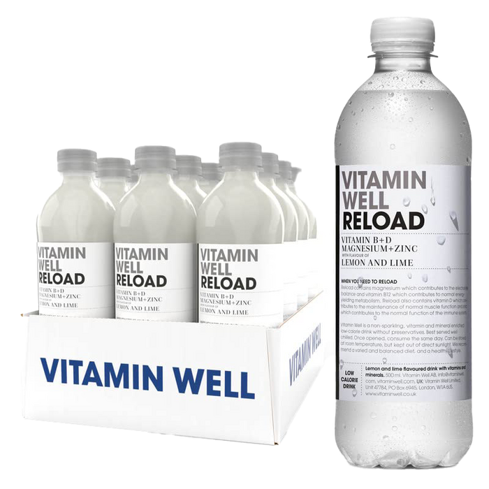 Vitamin Well Reload 12x500ml Lemon & Lime