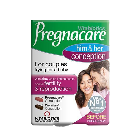 Vitabiotics Pregnacare His & Hers 60 Tablets