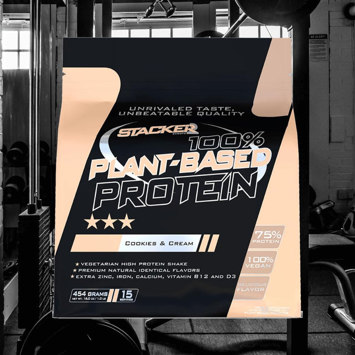 Stacker2 Europe 100% Plant Based Protein 454g - Protein at MySupplementShop by Stacker2 Europe