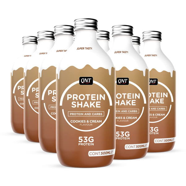 QNT Sports Muscle 53g Protein Shake RTD 12X500ml