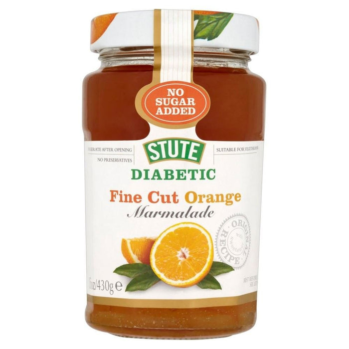 Stute Diabetic Preserves Marmalade Fine Cut - 430g - Diabetes at MySupplementShop by Stute