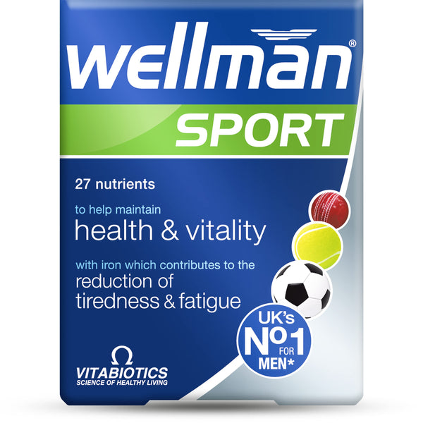 Vitabiotics Wellman 30 Capsules - Men at MySupplementShop by Vitabiotics