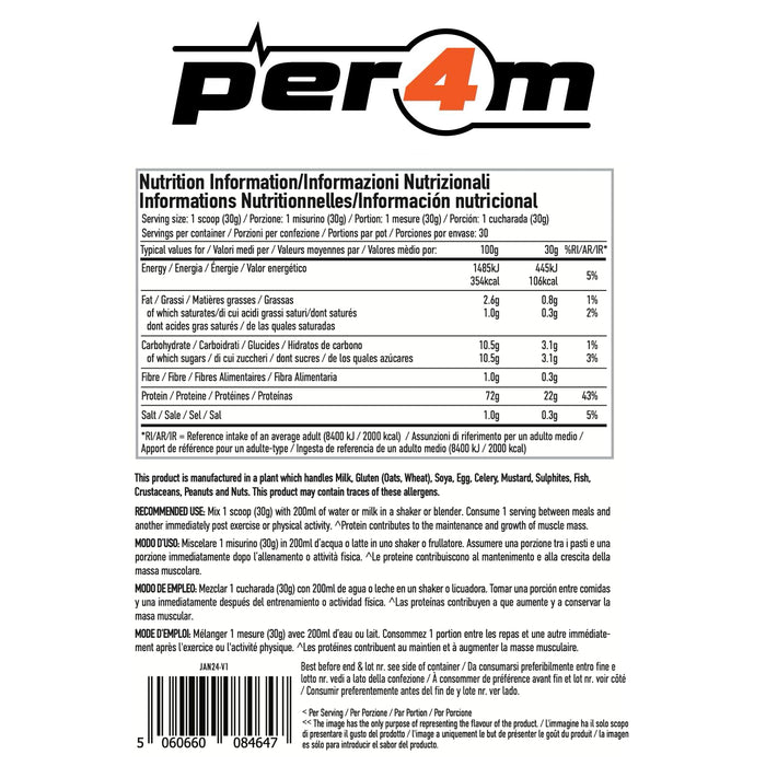 Per4m Whey Protein 900g