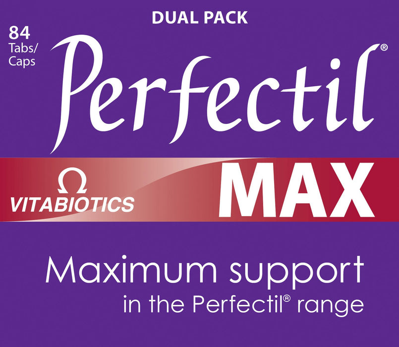 Vitabiotics Perfectil Max Skin Hair And Nails 84 Tablets - Women at MySupplementShop by Vitabiotics