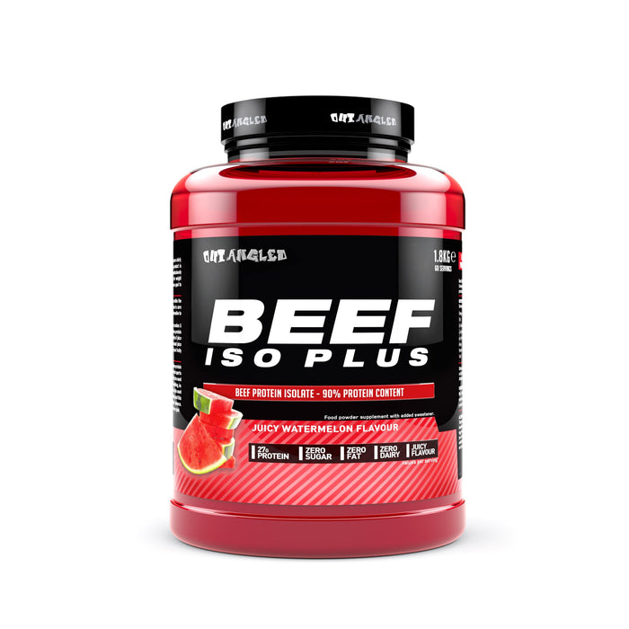 Outangled Beef Iso Plus 1.8kg - Juicy Watermelon - Beef Proteins at MySupplementShop by OUT ANGLED