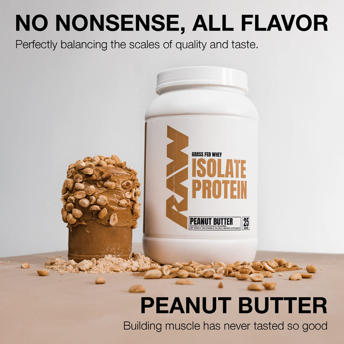 Raw Nutrition Isolate Protein 857g - Whey Protein Isolate at MySupplementShop by Raw Nutrition