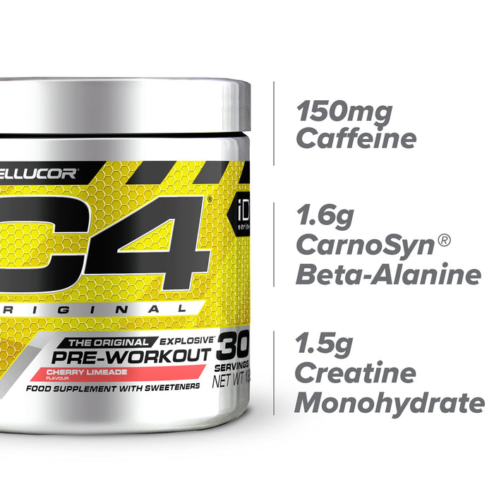 Cellucor C4 Original, Cherry Limeade - 198g - Beta-Alanine at MySupplementShop by Cellucor