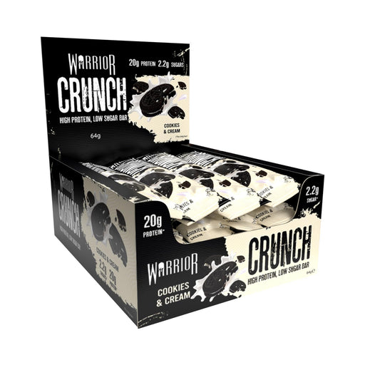 Warrior Crunch Bars 12x64g - Protein Bars at MySupplementShop by Warrior