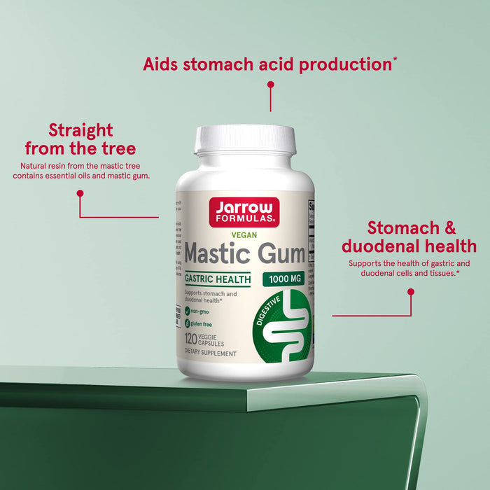 Jarrow Formulas Mastic Gum - 120 vcaps | High-Quality Health and Wellbeing | MySupplementShop.co.uk