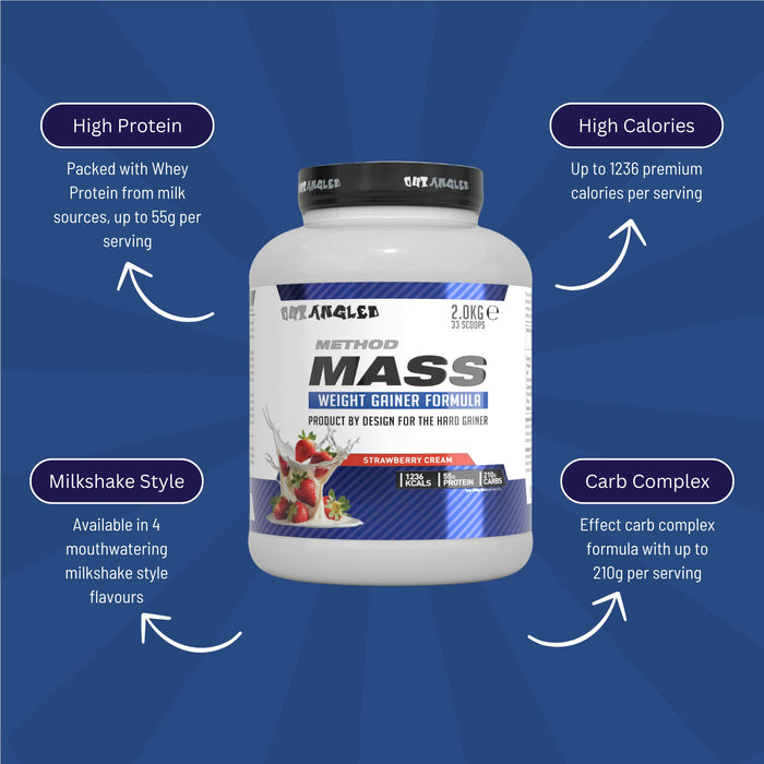 Outangled Method Mass 2kg - Protein Blends at MySupplementShop by OUT ANGLED