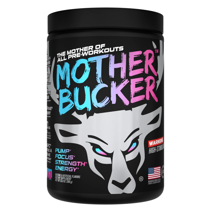 Mother Bucker Pre-Workout 400g: Ultimate Energy, Pumps, & Focus for Hardcore Athletes