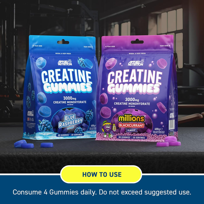 Applied Nutrition Creatine 80 Gummies - Creatine Gummies at MySupplementShop by Applied Nutrition