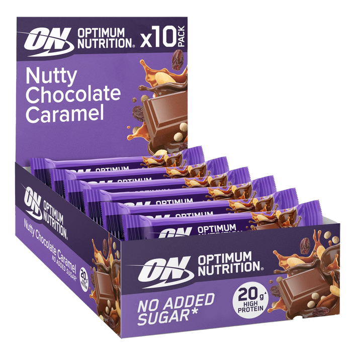 Optimum Nutrition Crunch Bar 12x60G Nutty Choc Caramel