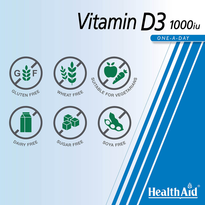 Healthaid Vitamin D3 120 Tablets - Bone Care at MySupplementShop by Healthaid