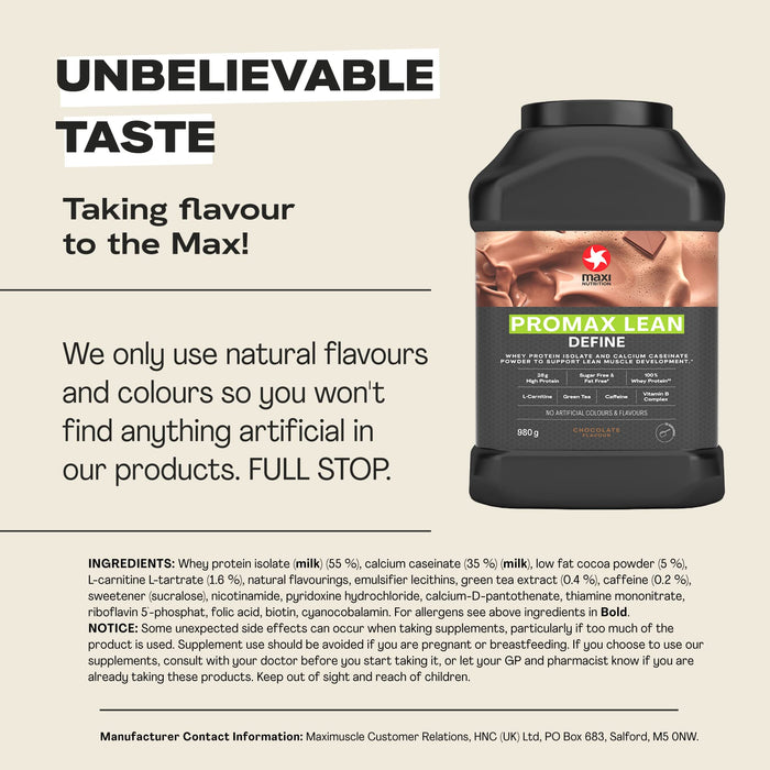 Maxi Nutrition Promax Lean Powder 980g Chocolate