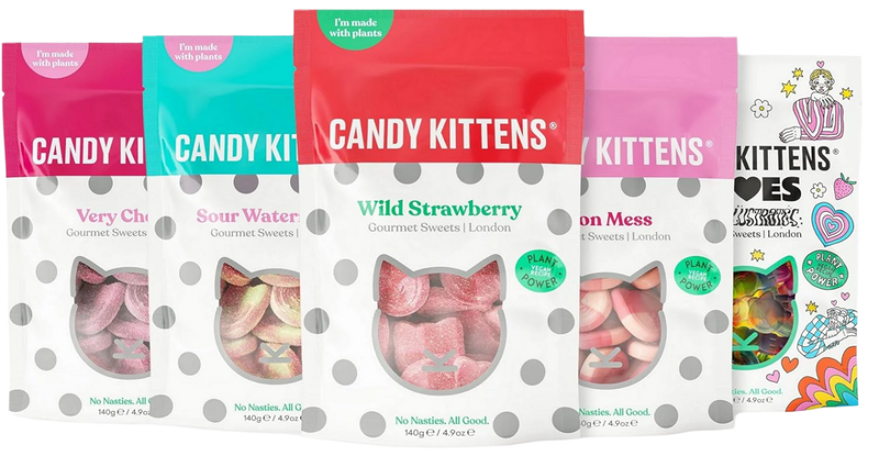 Candy Kittens Vegan Sweets 10x140g - Candy at MySupplementShop by Candy Kittens