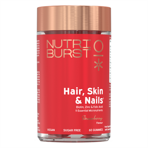 Nutriburst Hair, Skin & Nails 180g Strawberry | Premium Sports Supplements at MYSUPPLEMENTSHOP.co.uk