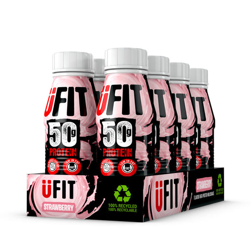 UFIT 50G High Protein Shake Drink 8x500ml - Ready to Drink Protein Shake at MySupplementShop by UFIT