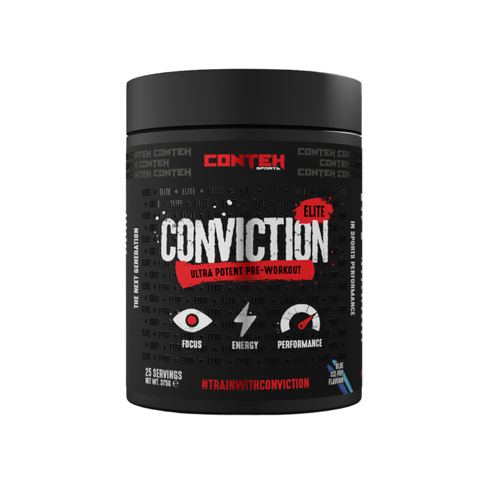 Conteh Conviction Elite 375g Ultra Potent Pre-Workout - Supplements at MySupplementShop by Conteh Sports