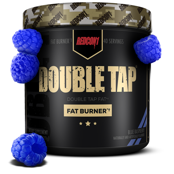Redcon1 Double Tap Powder, Blue Raspberry - 232 grams | Top Rated Sports Supplements at MySupplementShop.co.uk