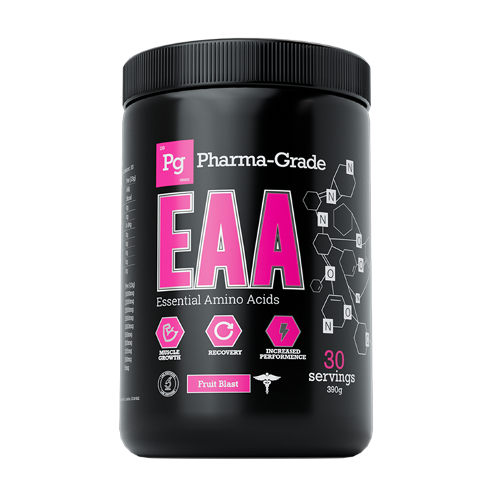 Pharma Grade EAA 390g Fruit Blast | Premium Amino Acids at MySupplementShop.co.uk
