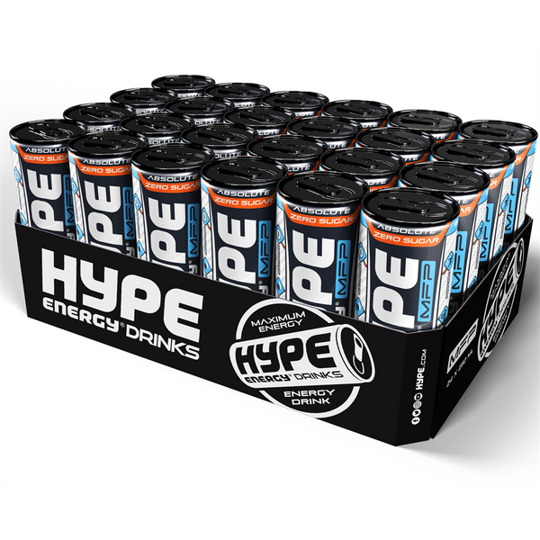 HYPE MFP Zero Sugar 24x250ml Energy Drink | Premium Sports Drink at MYSUPPLEMENTSHOP.co.uk