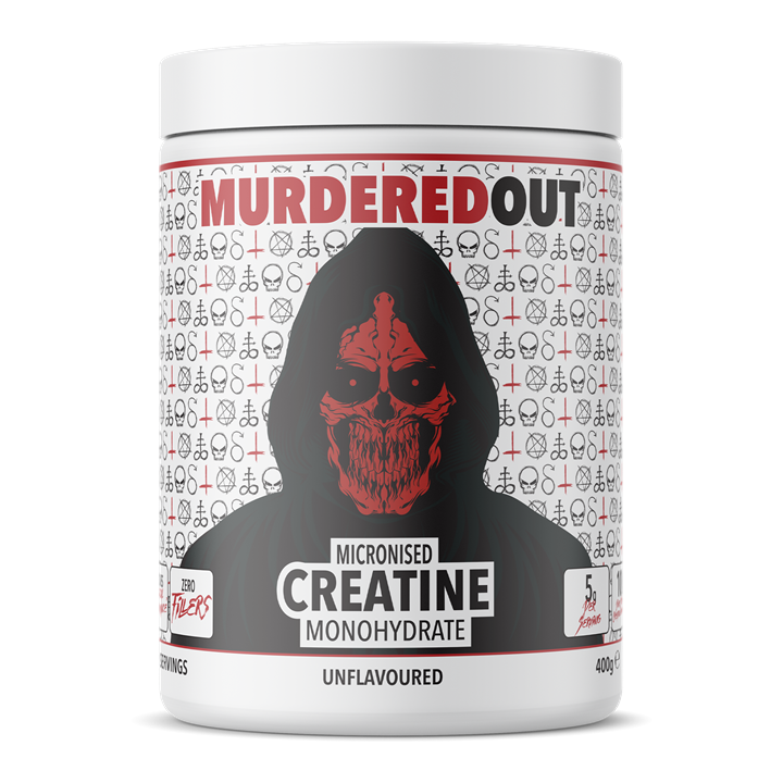 Murdered Out Creatine Monohydrate 400g - Creatine Powder at MySupplementShop by Murdered Out