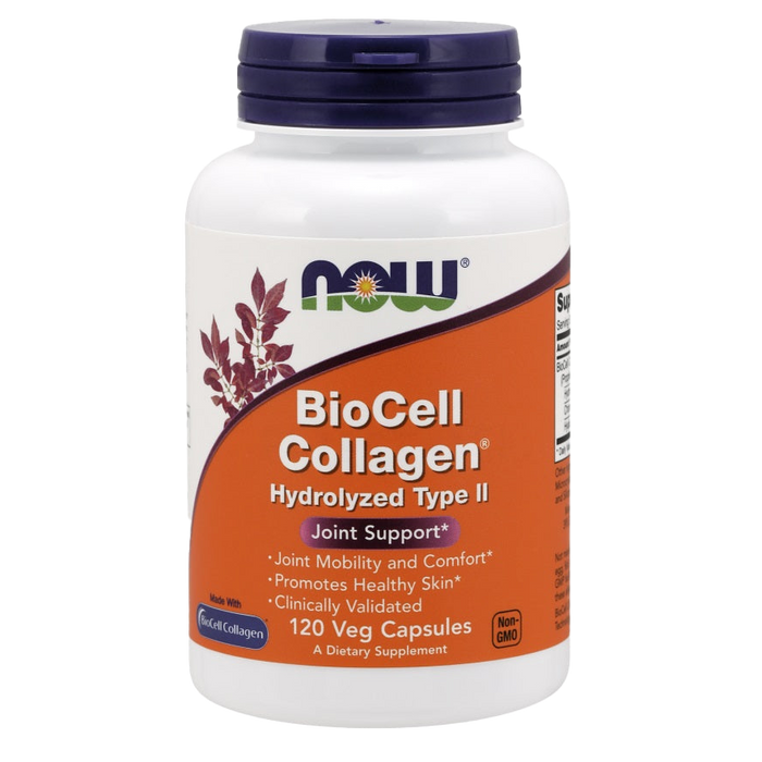 NOW Foods BioCell Collagen Hydrolyzed Type II - 120 vcaps