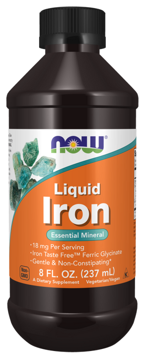 NOW Foods Liquid Iron - 237ml - Vitamins & Minerals at MySupplementShop by NOW Foods