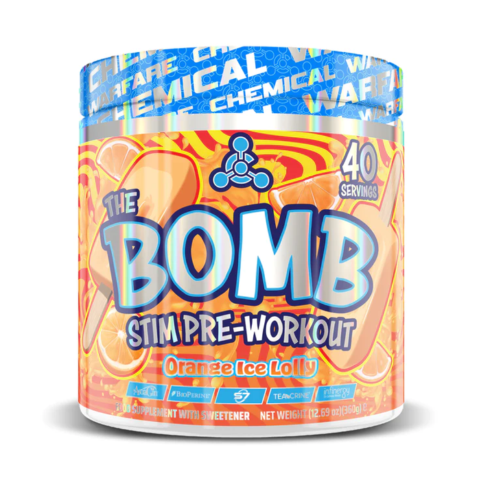 Chemical Warfare The Bomb 360g - Orange Ice Lolly - Sports Nutrition at MySupplementShop by Chemical Warfare