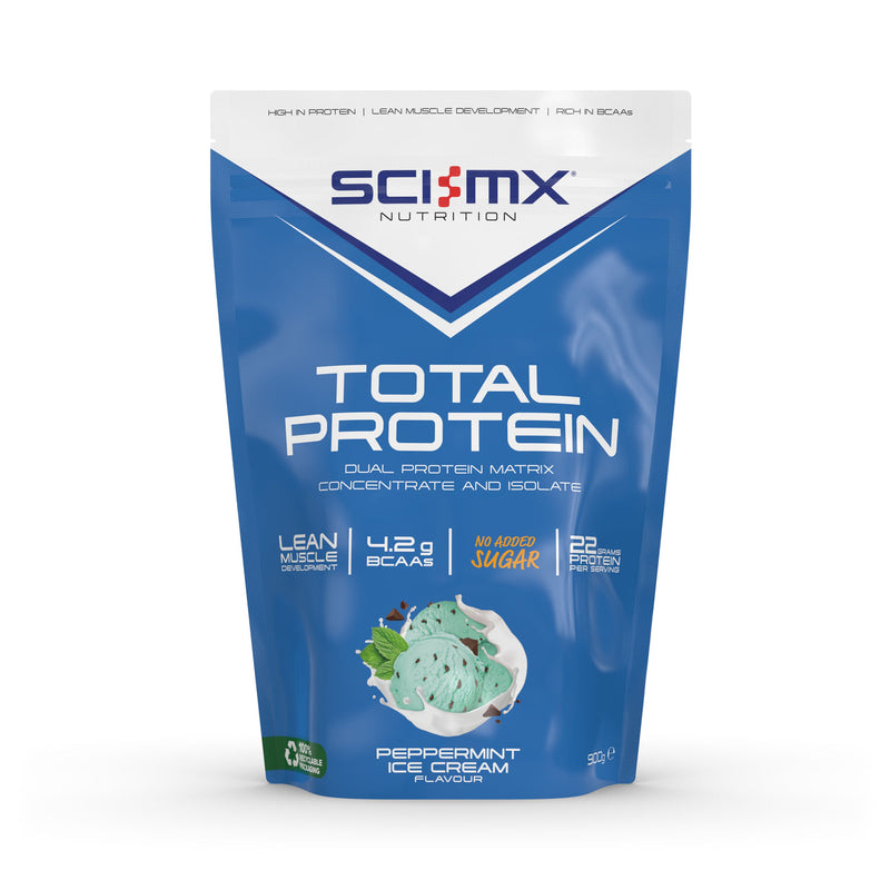Sci-MX Total Protein 900g Peppermint Ice Cream at MySupplementShop.co.uk