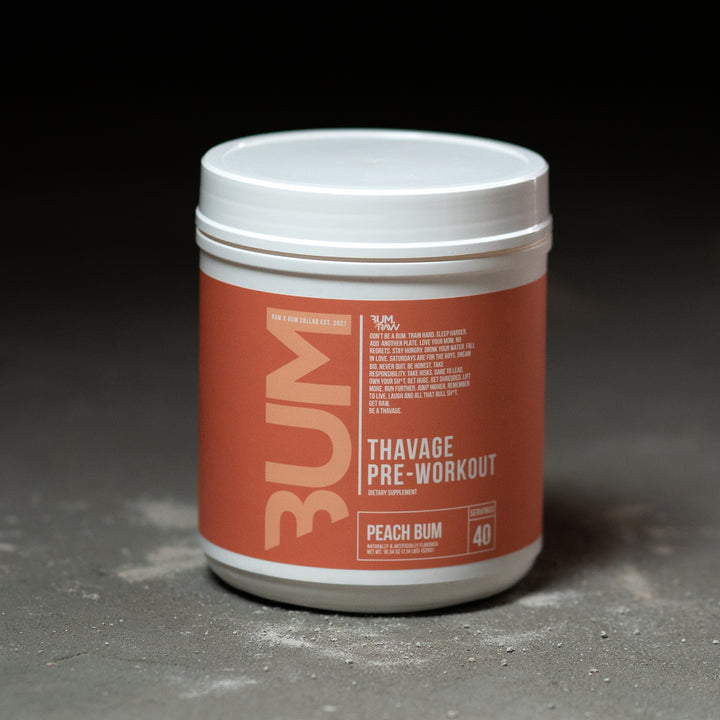 Raw Nutrition Thavage EU 520g Peach Bum - Pre Workout at MySupplementShop by Raw Nutrition