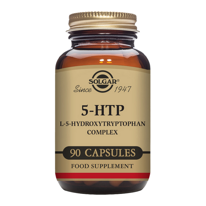 Solgar 5-HTP L-5-Hydroxytryptophan Complex Vegetable Capsules 90Tabs - Vitamins & Supplements at MySupplementShop by Solgar