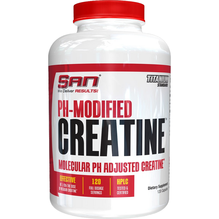 SAN PH-modifiziertes Kreatin – 120 Kapseln