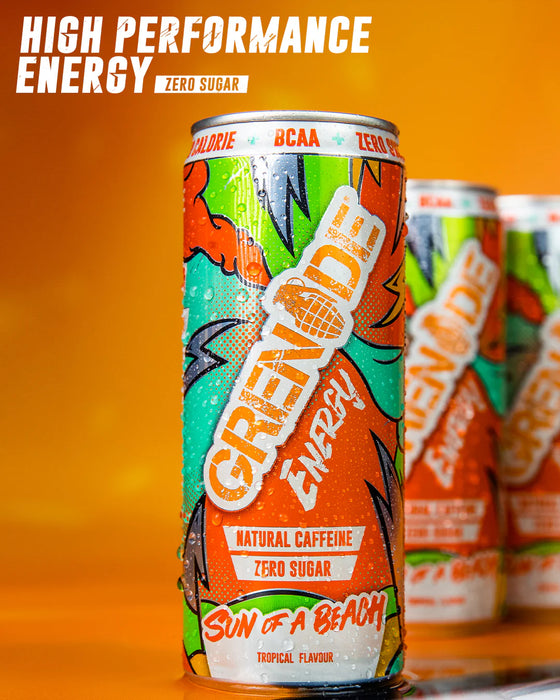 Grenade Energy Sugar Free Energy Drink 12x330ml - Sports Nutrition at MySupplementShop by Grenade