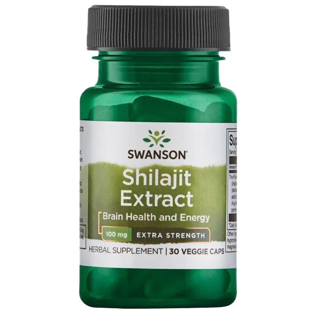 Swanson Shilajit Extract, 100mg - 30 vcaps