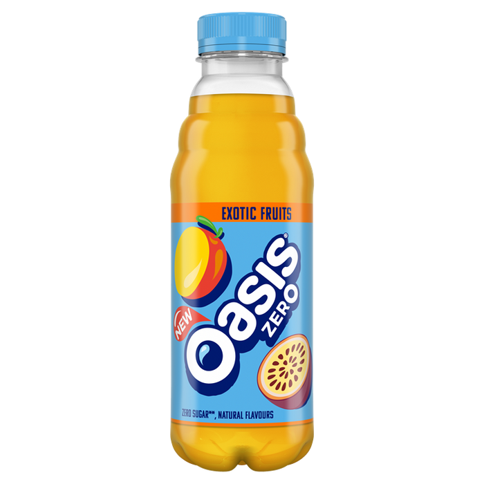 Oasis Zero 12x500ml Exotic fruits - Food Cupboard at MySupplementShop by Coca Cola