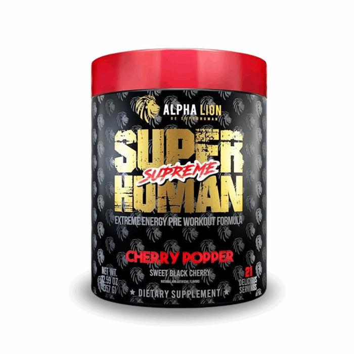 Alpha Lion SuperHuman Supreme 357g - Cherry Popper - Sports Nutrition at MySupplementShop by Alpha Neon