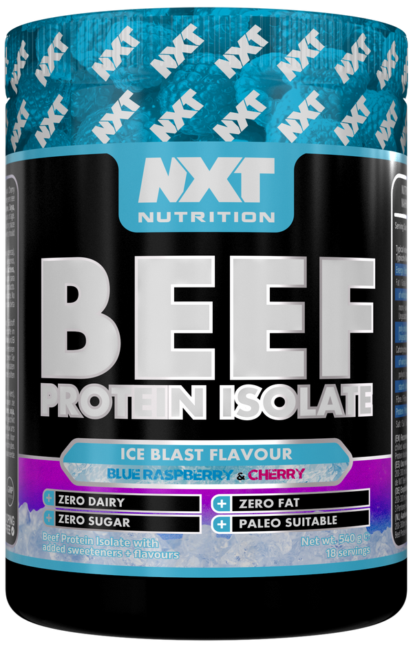 NXT Nutrition Beef Protein Isolate 540g - Ice Blast - Protein Powder at MySupplementShop by Nxt Nutrition