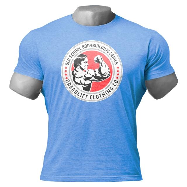 T-shirt de musculation Dreadlift Oldschool - Saphir