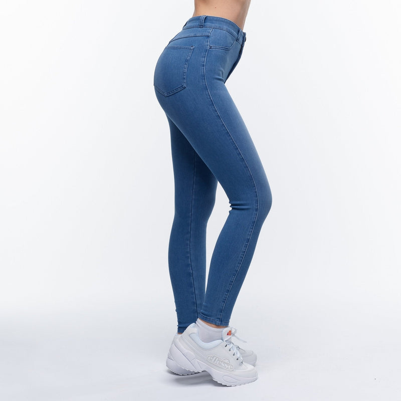 Embrace High Waisted Jeans Light Blue