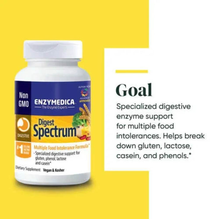 Enzymedica Digest Spectrum 240 Capsules Best Value Nutritional Supplement at MYSUPPLEMENTSHOP.co.uk