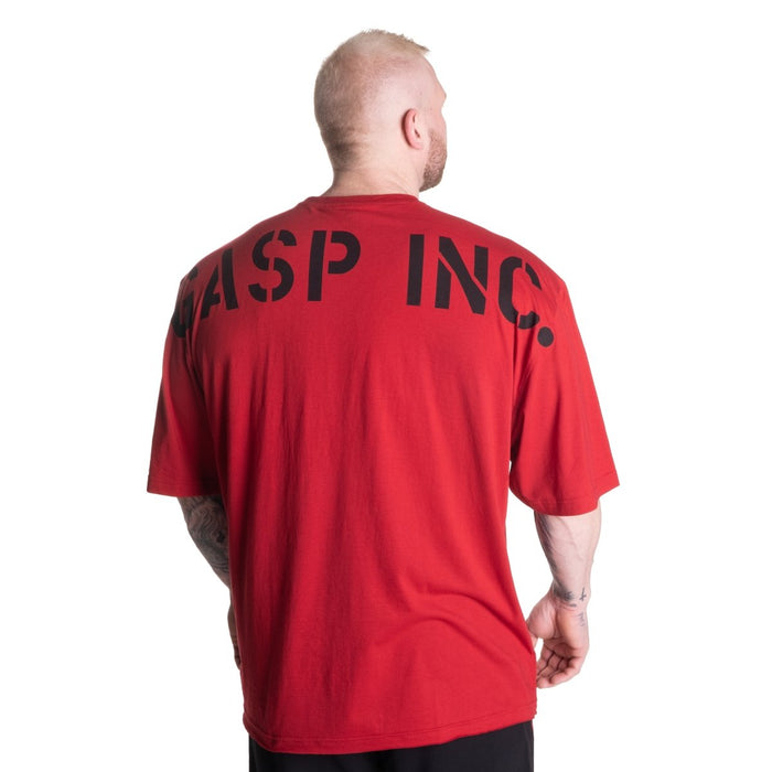 GASP Division Iron Tee Chilli Red - Small - T-Shirt at MySupplementShop by Gasp