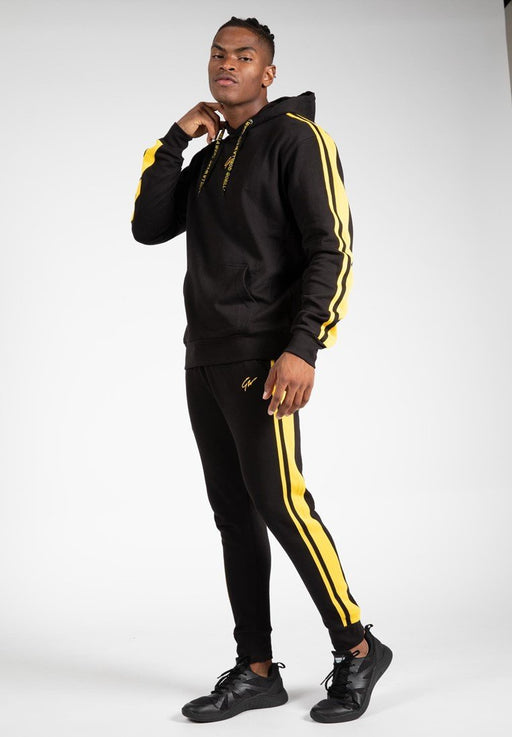 Gorilla Wear Banks Pants - Black/Yellow - Medium - Pants at MySupplementShop by Gorilla Wear