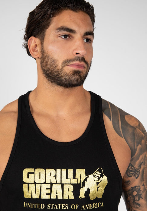 Gorilla Wear Classic Tank Top - Gold - Tank Top at MySupplementShop by Gorilla Wear