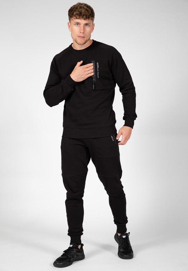 Gorilla Wear Newark Sweater - Black - XL - Sweater at MySupplementShop by Gorilla Wear