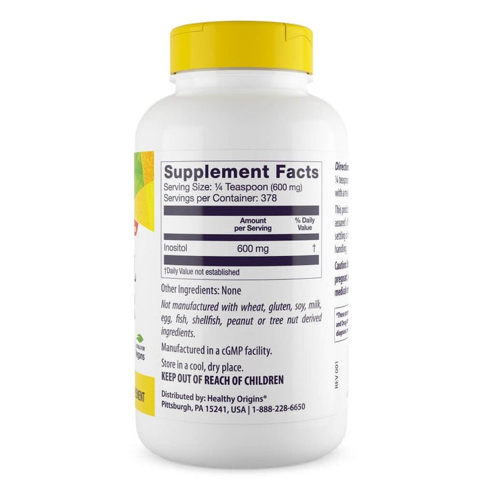 Healthy Origins Inositol Powder 8oz (227g) | Premium Supplements at MYSUPPLEMENTSHOP